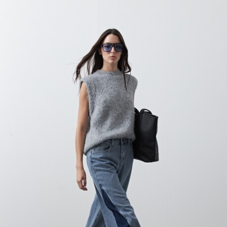 CHALECO BORJA Gris Melange