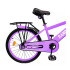 Bicicleta infantil rodado 20 Con Canasto Lila
