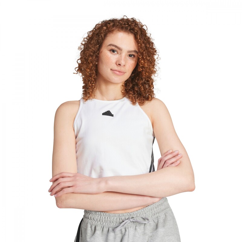 Camiseta Future Icons 3-Stripes Tank de Mujer Blanco