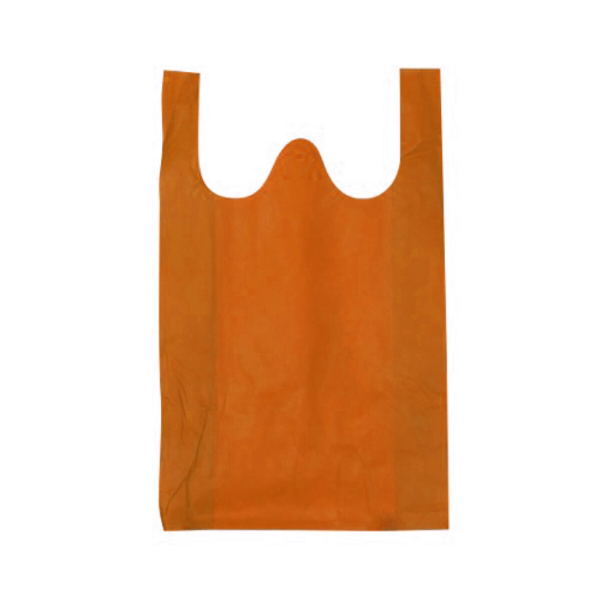 Bolsa TNT N°2 40gr tipo camiseta 25x45 - Naranja 
