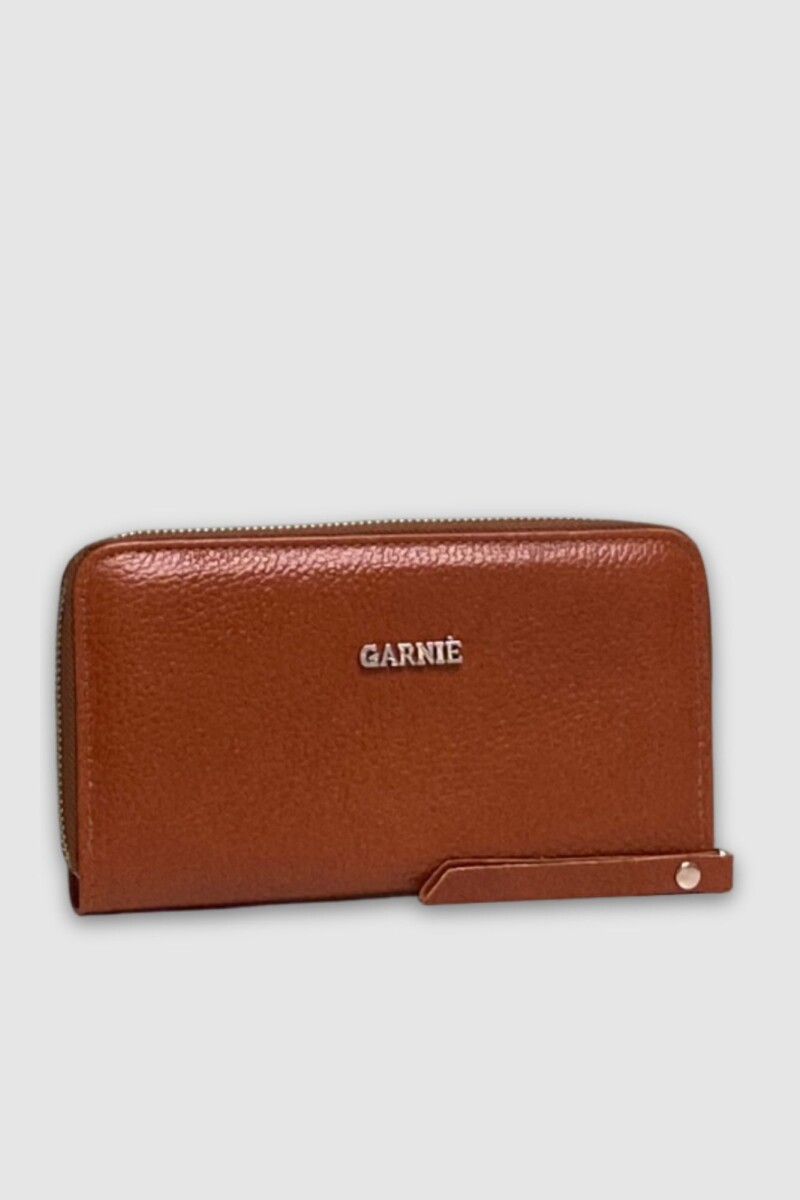 Monedero con cierre Amy - Brandy 