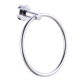 TOALLERO ARO METAL LINEA ZINC COLOR CROMO ACABADO BRILLO CROMO