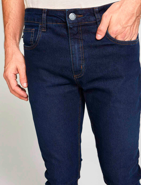 PANTALÓN DE JEAN MASCULINO CON ELASTANO AZUL
