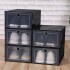 Caja Organizadora Zapatos Zapatera 12 Unidades Caja Apilable Color Variante Negro