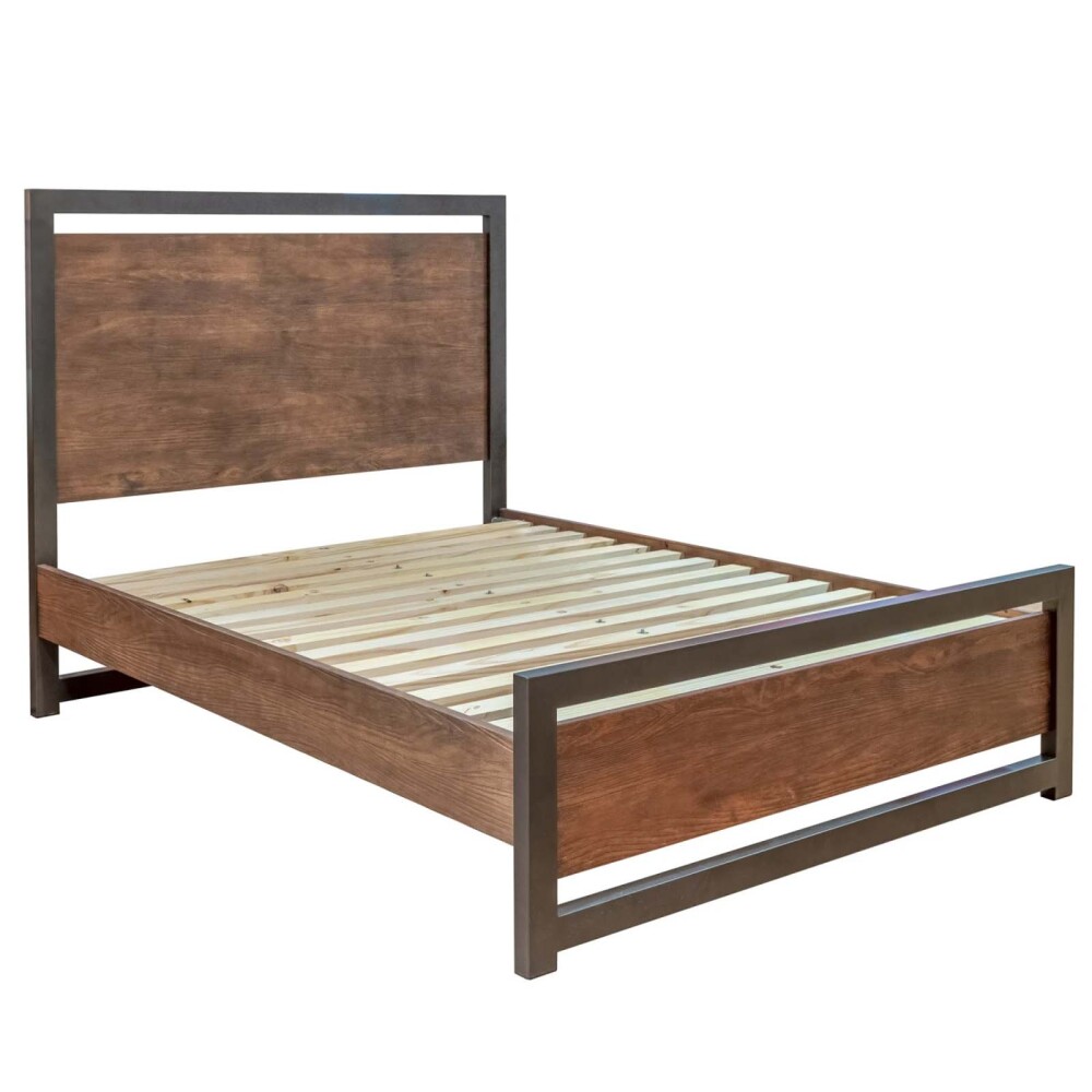CAMA QUEEN MADERA MARRON WILLOW