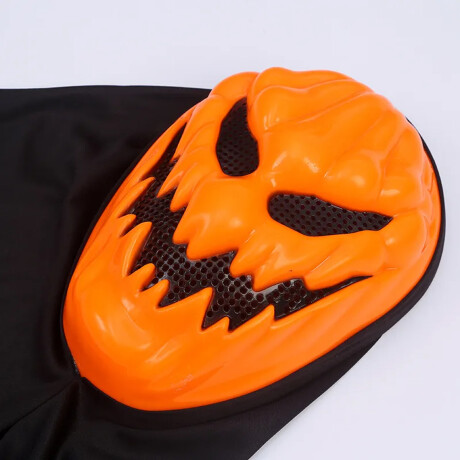 Máscara Halloween calabaza con cara malvada Naranja