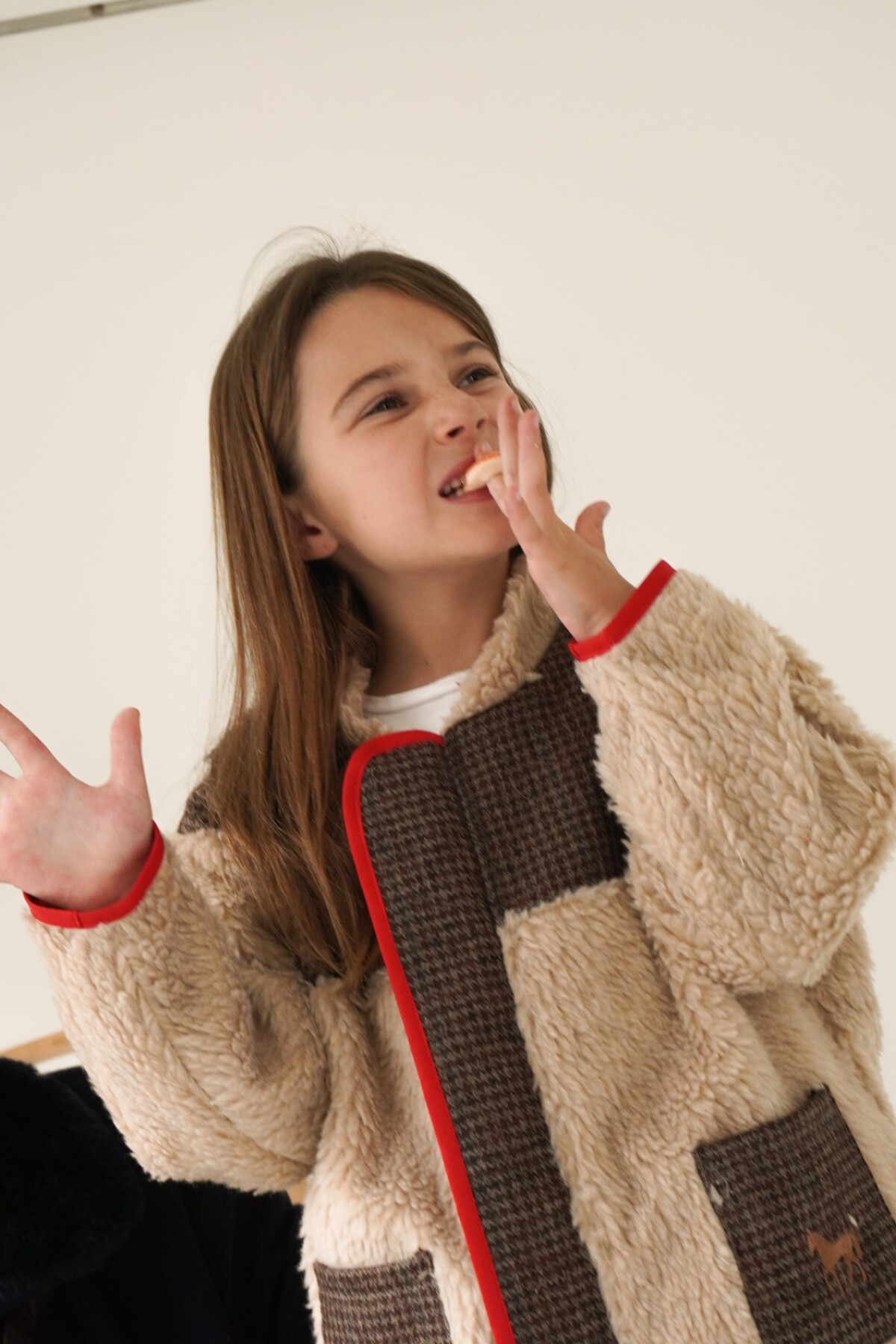 Hipica Jacket Gurí Crudo / Rojo