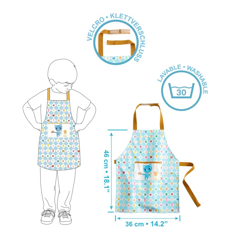 Delantal de cocinero Gatito Djeco Delantal de cocinero Gatito Djeco
