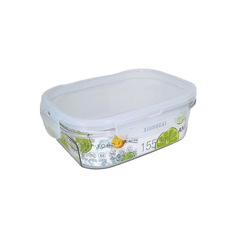 Contenedor acrílico hermético 1550ML Contenedor Acrílico Hermético 1550ml