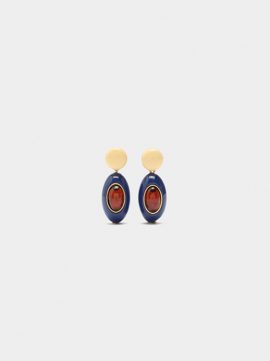 Pendientes De Esmalte multicolor