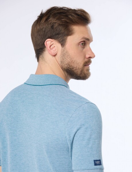 REMERA POLO LISA Petroleo