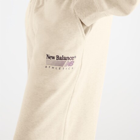 Pantalón New Balance de Dama - Trackside - WB62412FLIT CHARCOAL HEATHER