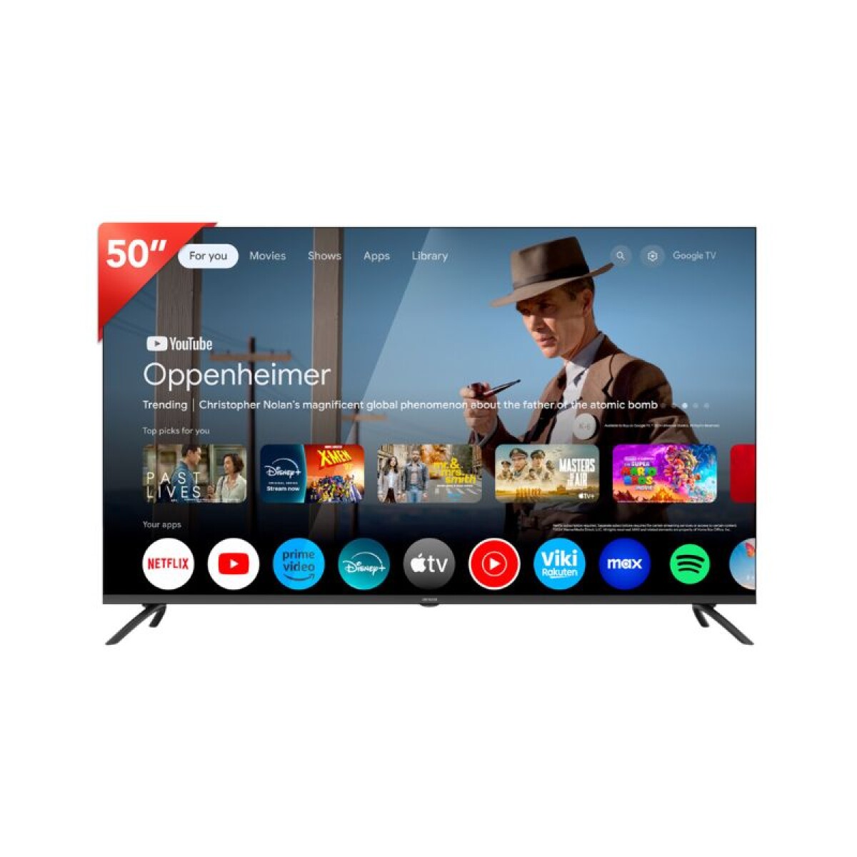 SMART TV 50'' AIWA CON GOOGLE TV ULTRA HD 4K 