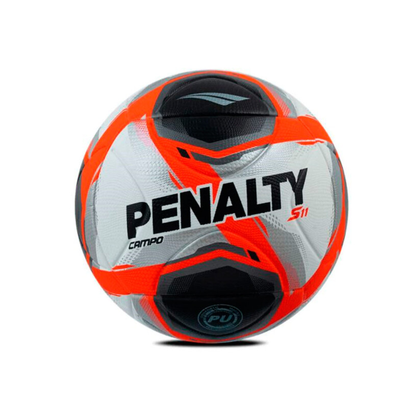 Pelota Fútbol Penalty Campo S11 N°5 Negro-Rojo