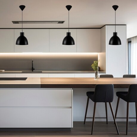 ARTEFACTO COLGANTE DECORATIVO ALPHA Lámpra Colgante Alpha Negro