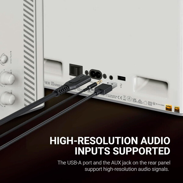 Parlante Edifier Qd35 Negro Bluetooth Rgb BLANCO