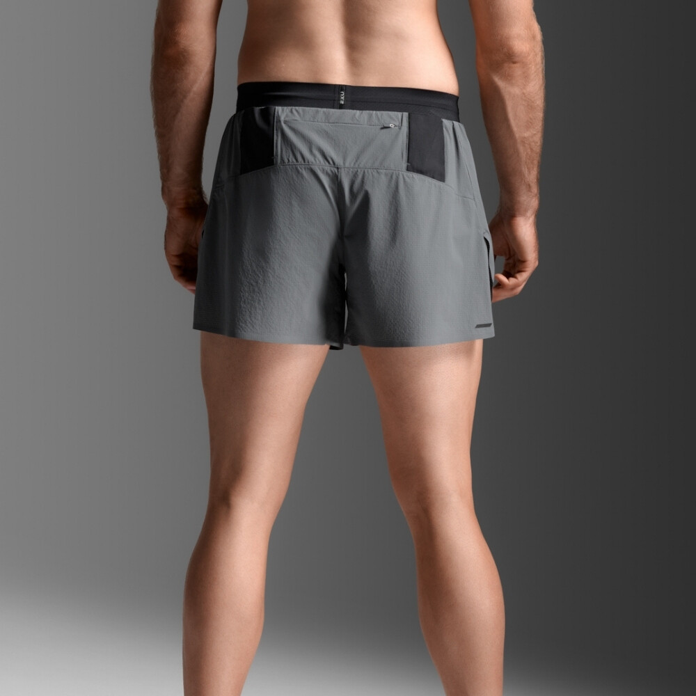 Short Running Light Speed Stash 5 Inch Short Hombre Turbulence/black Reflective