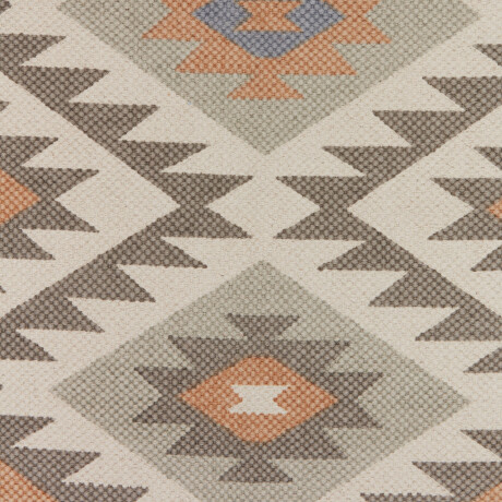 Alfombra REINROSE 65x140 rombos colores Multicolor