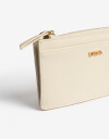 Ficheros Billetera Fichero Rectangular Con Cierre - Blanco Crudo
