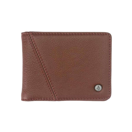 Billetera Volcom ABG PAY-A-PAL LEATHER BIFOLD Marron