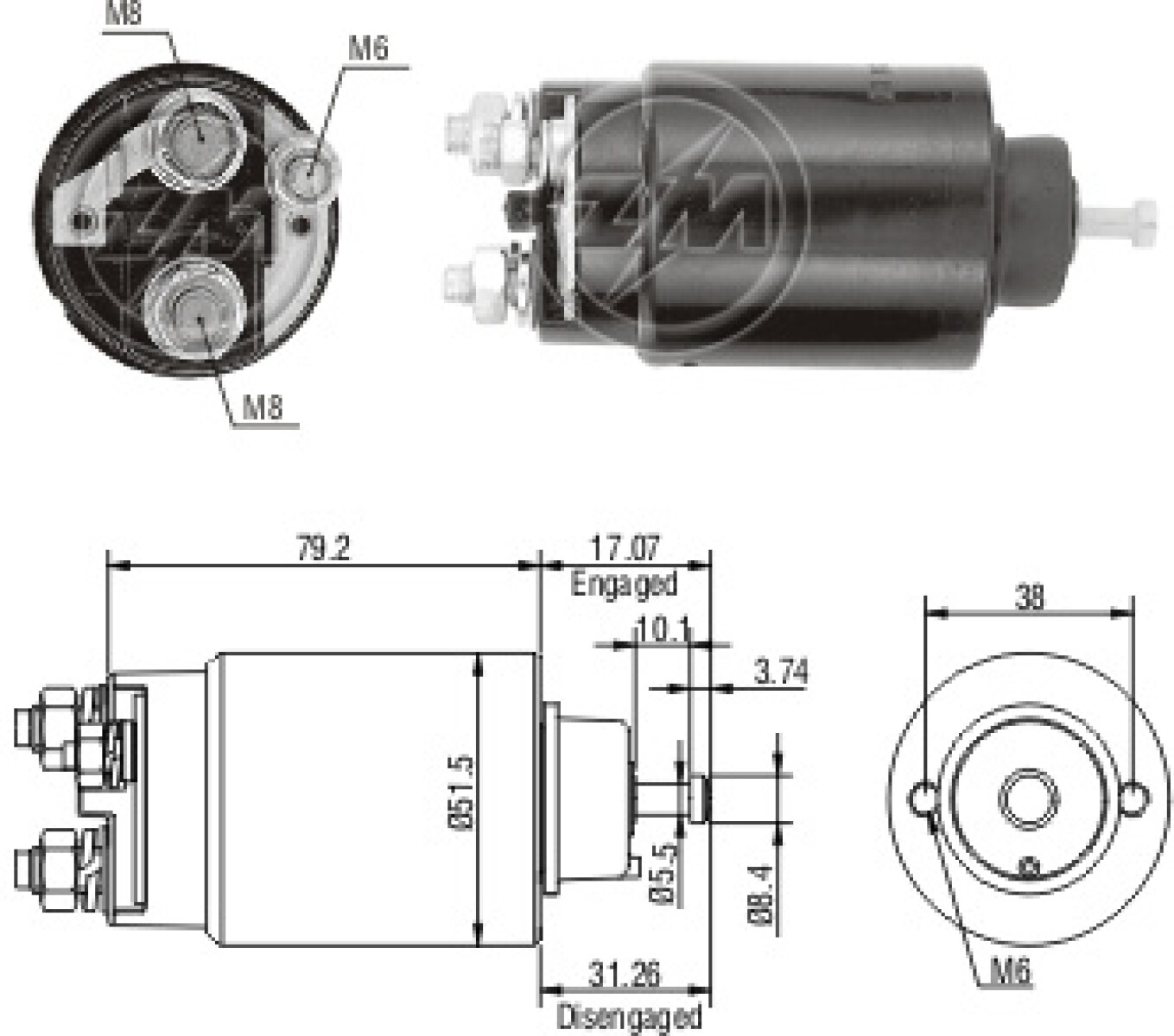 AUTOMATICO DE ARRANQUE FORD EXPLORER MOTOCRAFT ZM 