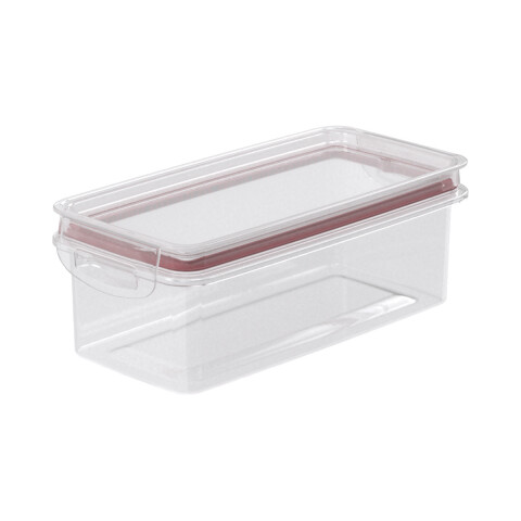 Recipiente Rectangular con Dos Broches de 875 ml ROJO