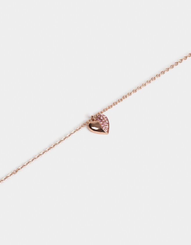 Cadena Corta con Dije Bañada en Oro Rosa Cadena Corta Con Dije Bañado En Oro Rosa - Dorado Oro Rosa