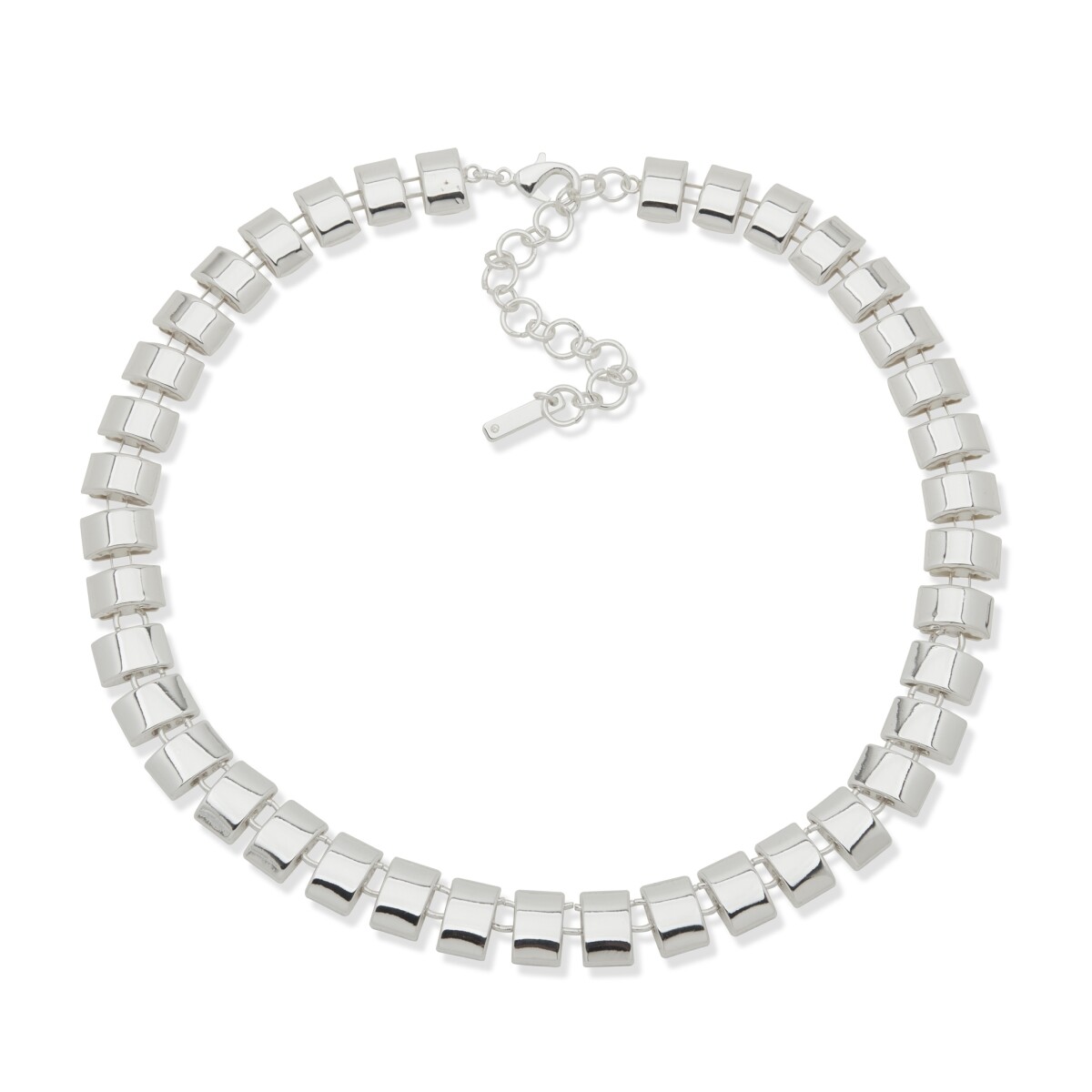 Nk 17In Bar Collar - Silver 