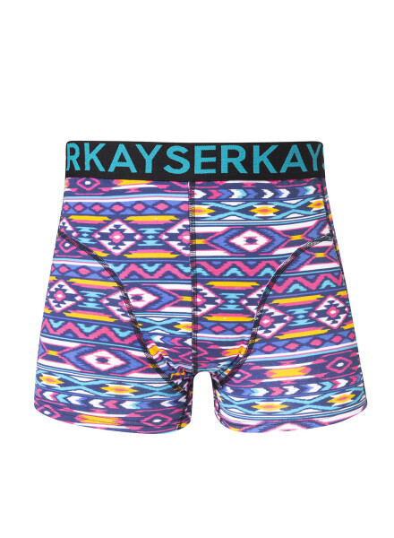 BOXER ALG. CORTO AZUL