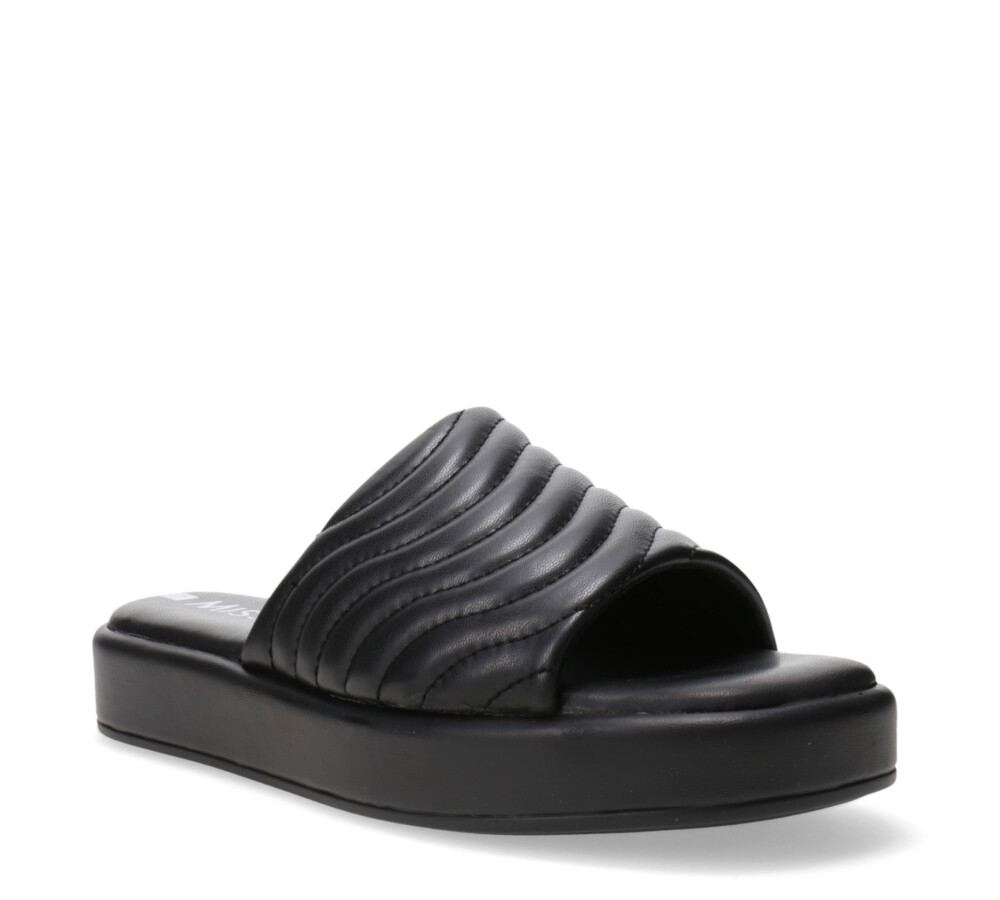 Sandalia IRINA con tira ancha Black