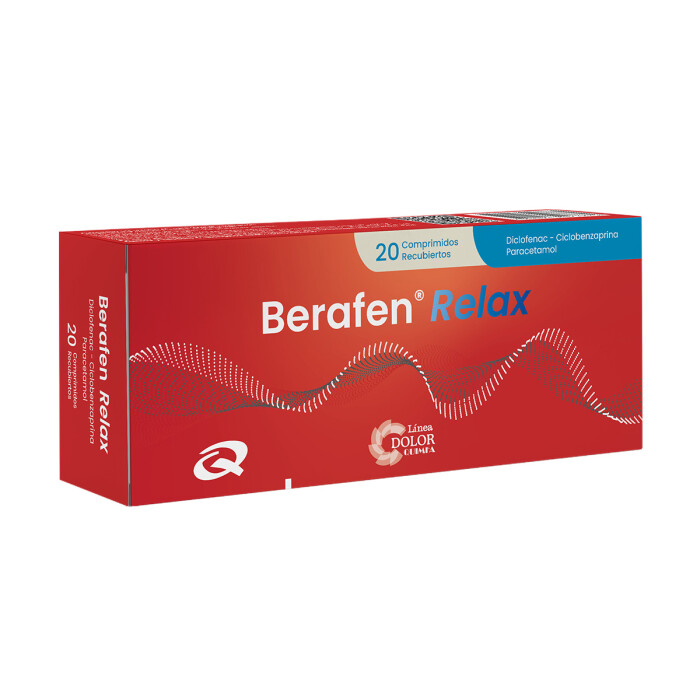 BERAFEN RELAX CJ X 20 COMPRIMIDOS única