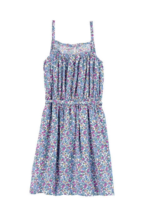 Vestido de viscosa Ecovero diseño floral Sin color