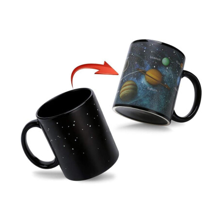 Taza De Cerámica Mágica Planetas Unica