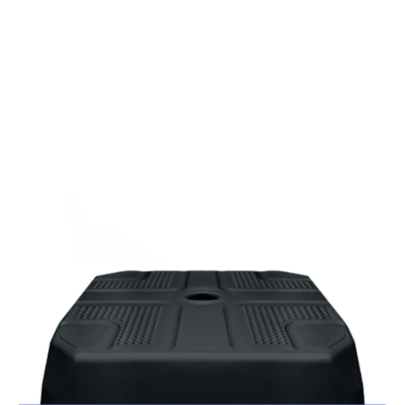 Set x10 Banqueta apilable de plástico resistente NEGRO