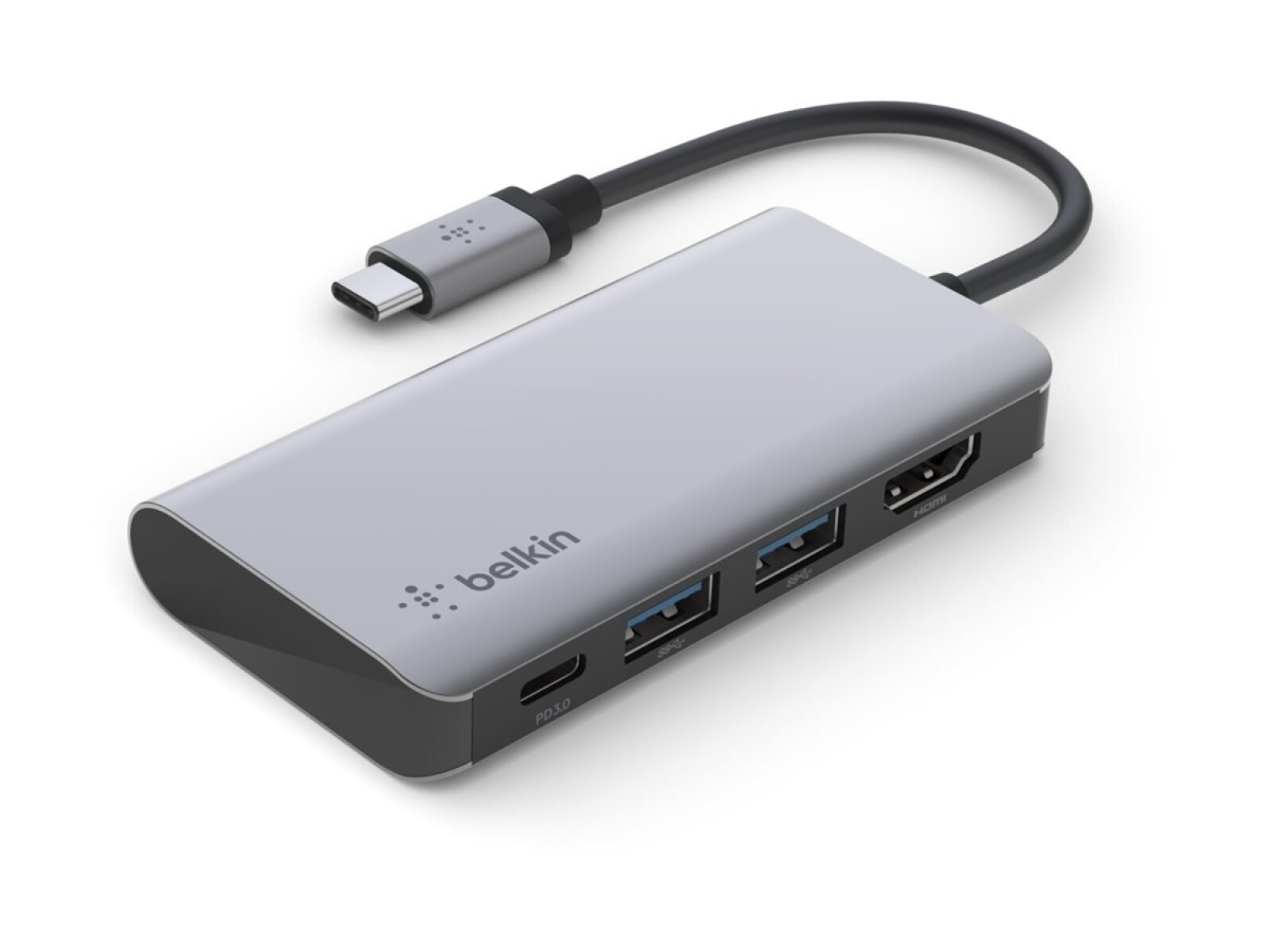 Belkin CONNECT 4-in-1 - Hub adaptador multipuertos - USB-C - HDMI 