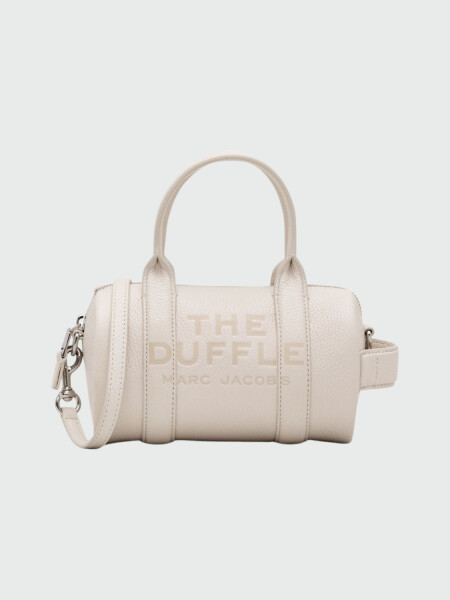 Marc Jacobs - Cartera de cuero, The Mini Duffle Blanco