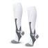 Medias Largas De Compresión Medias Fitness Deportivas Variante Color Blanco Chico