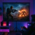 Pantalla De Proyeccion Con Tripode 100 Pulgadas Retractil HD Variante Color Negro