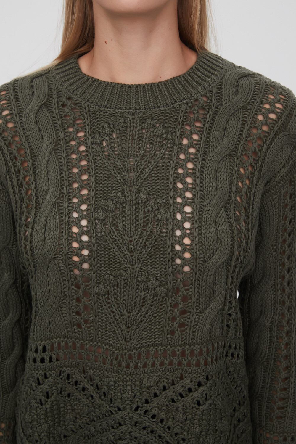 Sweater Ranca Verde Oliva Oscuro