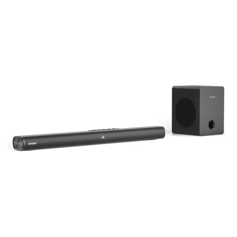 Barra De Sonido Aiwa BT 2.1 Con Subwoofer Modelo Awsbh16 Barra De Sonido Aiwa BT 2.1 Con Subwoofer Modelo Awsbh16