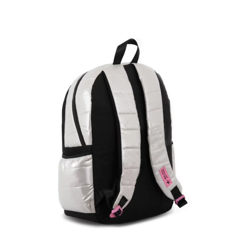 Mochila Footy Big Sport 18" con monedero Blanco Perla