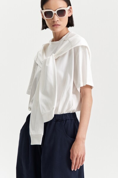 CAMISETA HIBRIDA Blanco