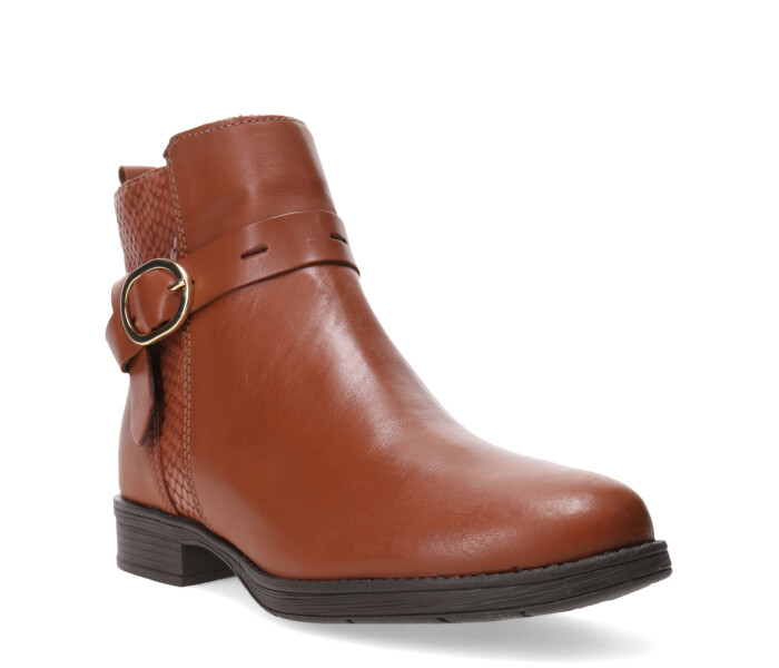 Bota de Mujer Bottero BOLER con hebilla 361707 Marrón Coñac