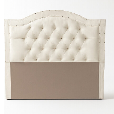 Respaldo Curvo De Sommier Ltc De Madera Forrado En Suede Respaldo Curvo De Sommier Ltc De Madera Forrado En Suede