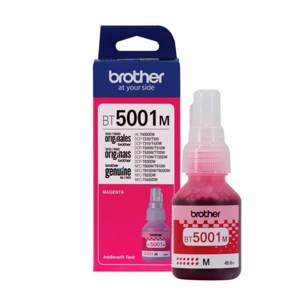 Tinta Botella Brother T510 Magenta 