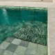 Ceramica Verde destonificado textura antideslizante 20X20Cm Piso Piscina GAMAS DE VERDE