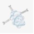 Reposera baño universal estampada KIKKABOO Nubo SHELL AZUL