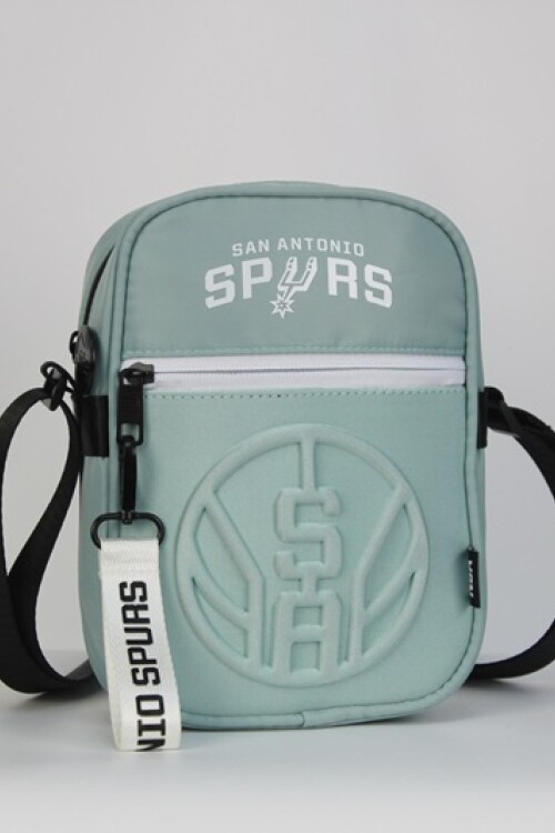 Morral con relieve en bolsillo San Antonio Spurs - NBA Celeste