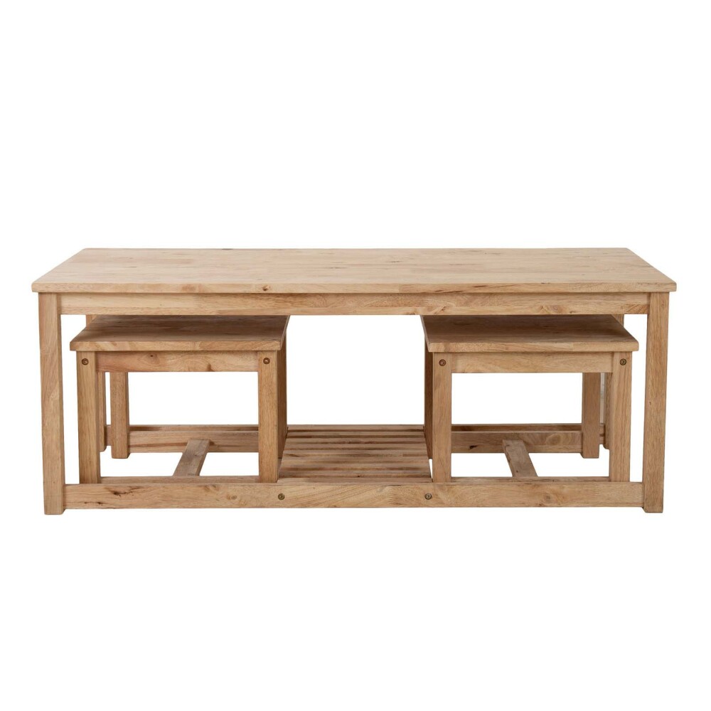 MESA RATONA CENTRAL MADERA NATURAL-BEIGE MONTANA NATURAL