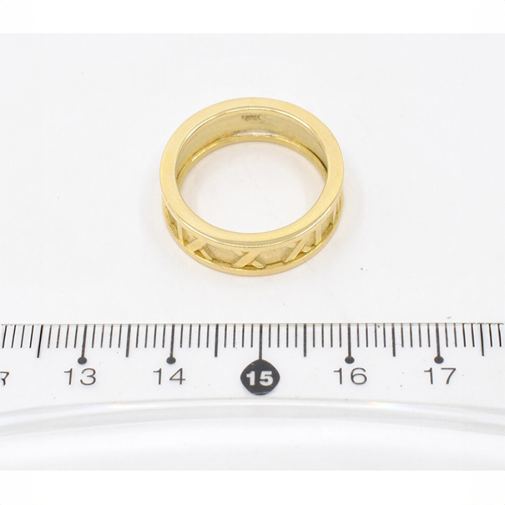 Anillo En Oro 18K Con Numeros Romanos Anillo En Oro 18K Con Numeros Romanos